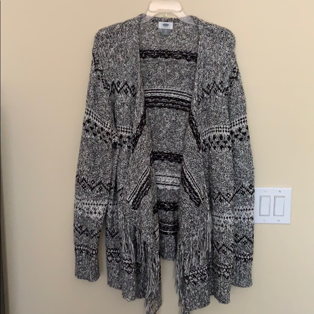 Fringed Cardigan